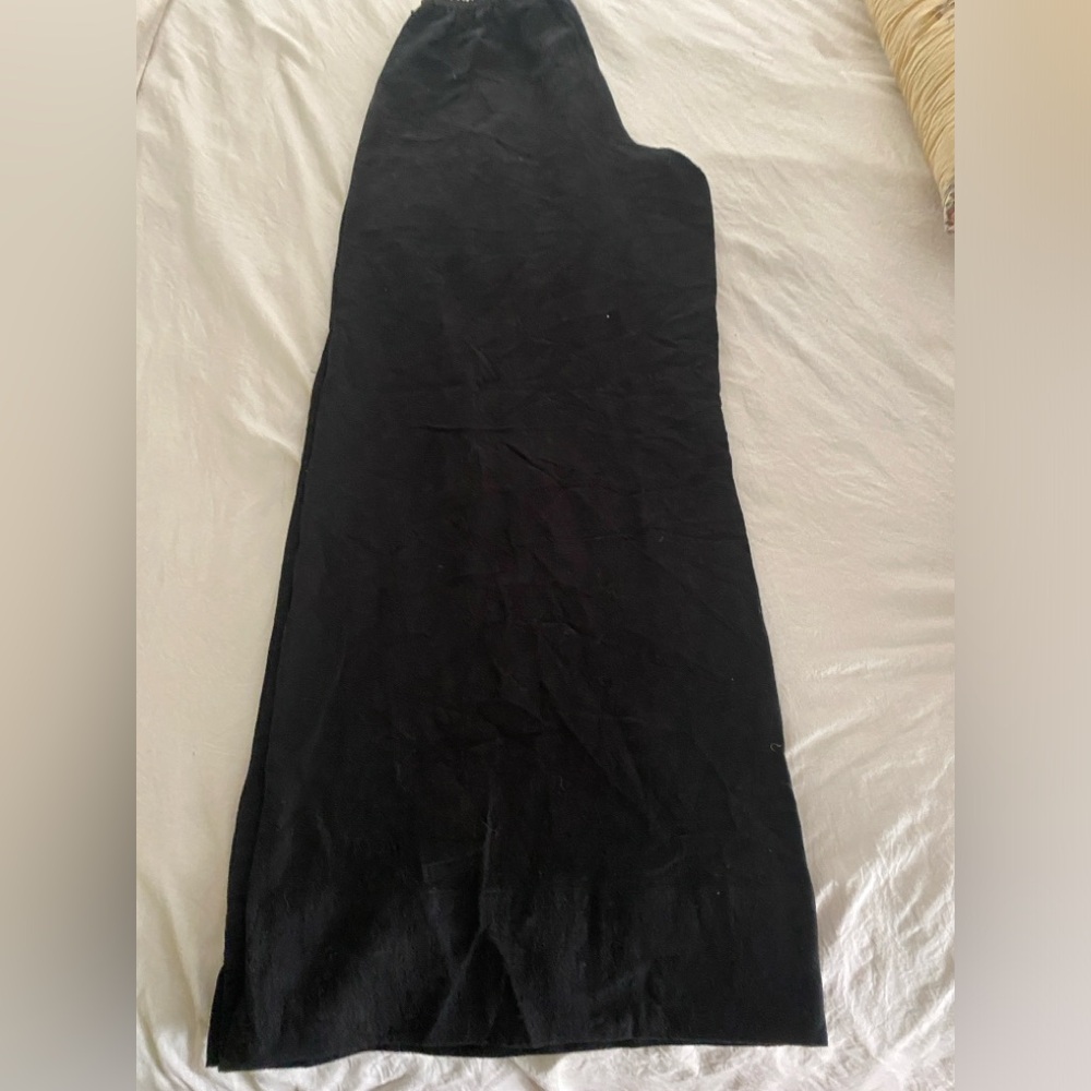 SOFT SURROUNDINGS BLACK 100% COTTON PANTS